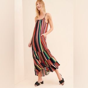 Farm Rio Rainbow Shimmer Maxi Dress